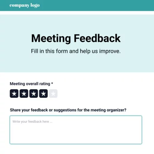 Meeting Feedback Form