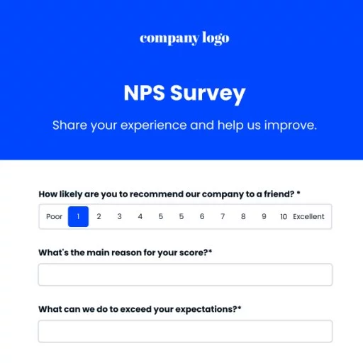 NPS Survey Template