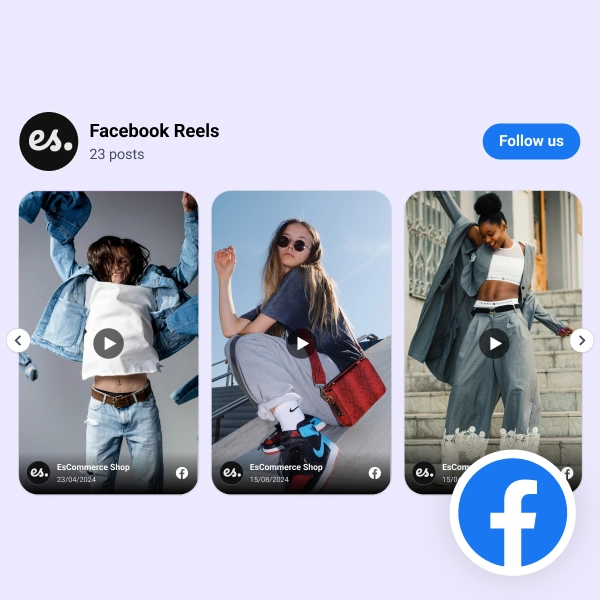 Facebook Reels Slider Widget