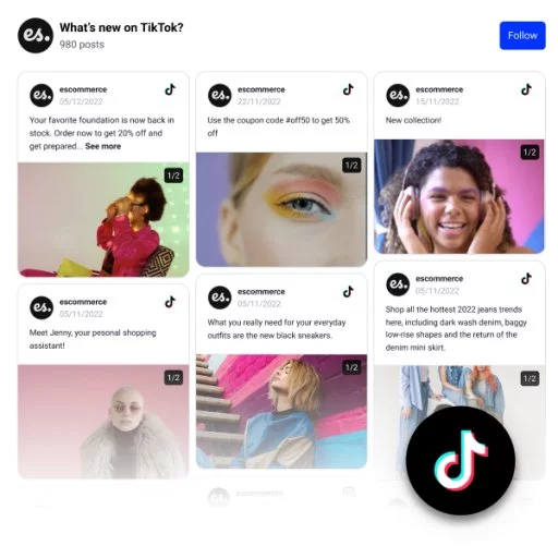 Classic TikTok Feed Widget