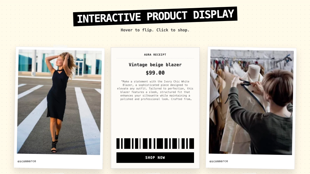Interactive Product Widget