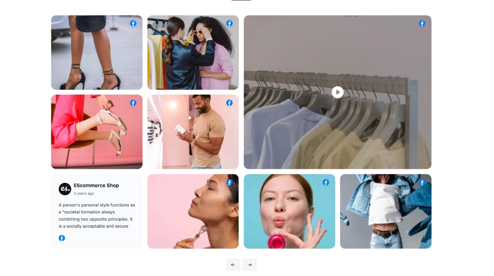 Facebook Page Posts Collage