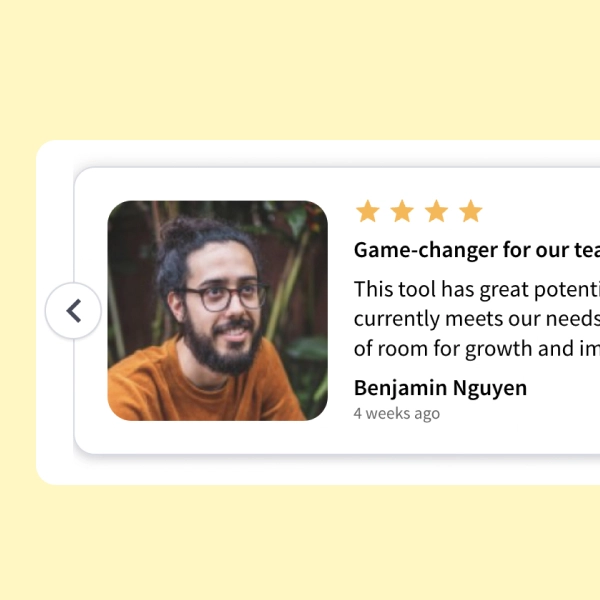 SaaS Testimonials Slider