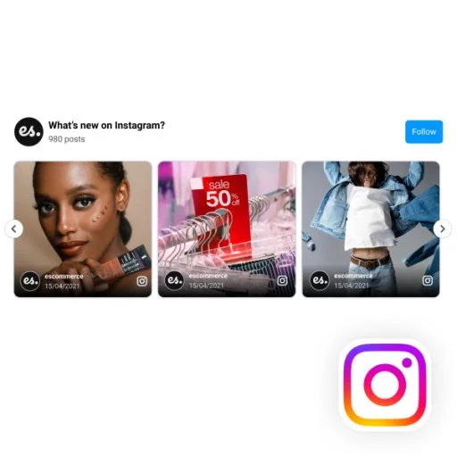 Instagram Carousel Widget