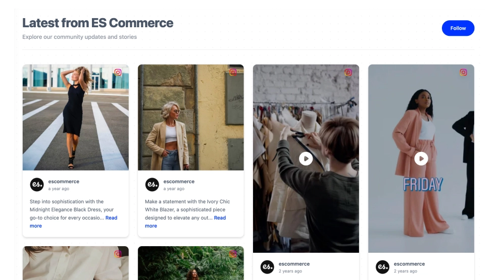 Instagram Feed Widget
