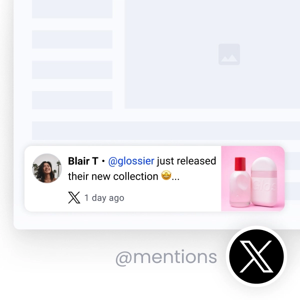 Twitter Mentions Popup Widget