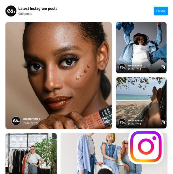 Free Instagram Collage Widget