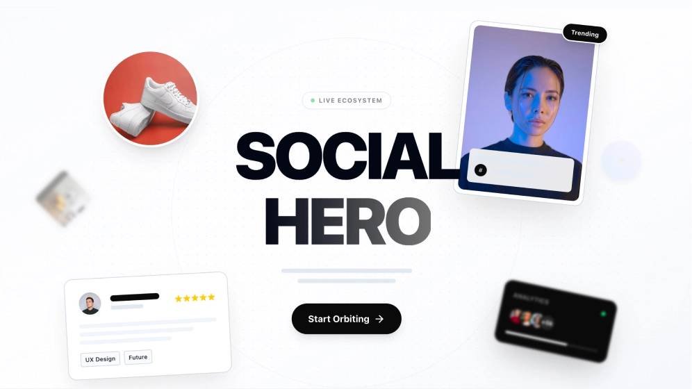 Social Hero Section