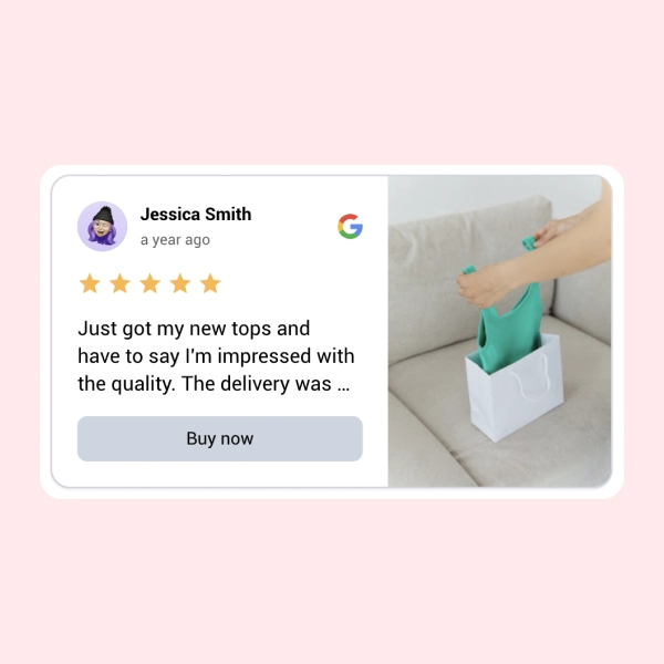 Shoppable Google Reviews Widget