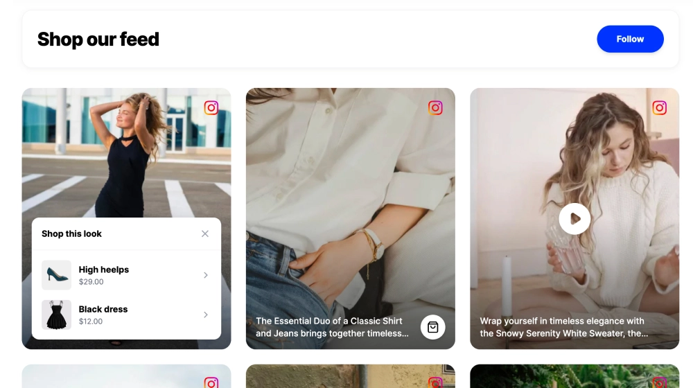 Multi-Product Shoppable Slider