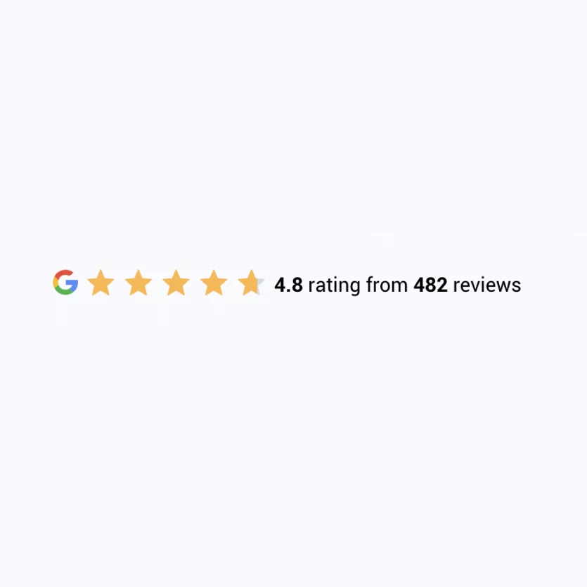 Inline Google Reviews Rating Badge