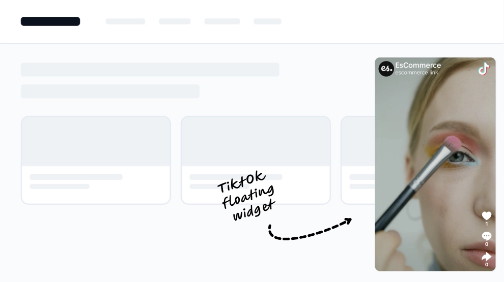 Latest TikTok Videos Widget
