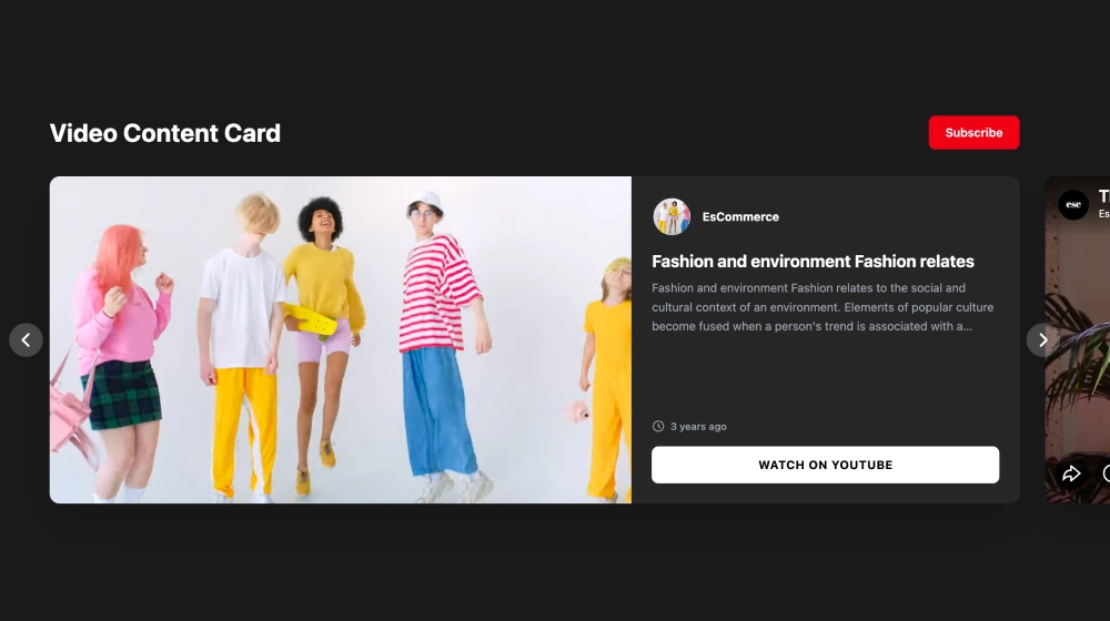 YouTube Autoplay Slider