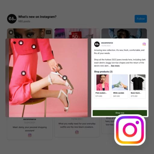 Instagram Shop Widget