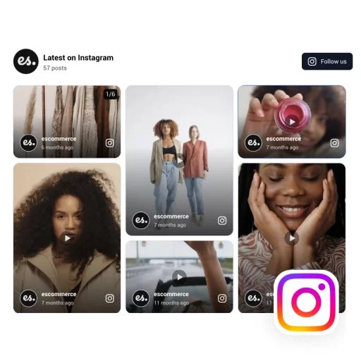 Instagram Masonry Slider Widget