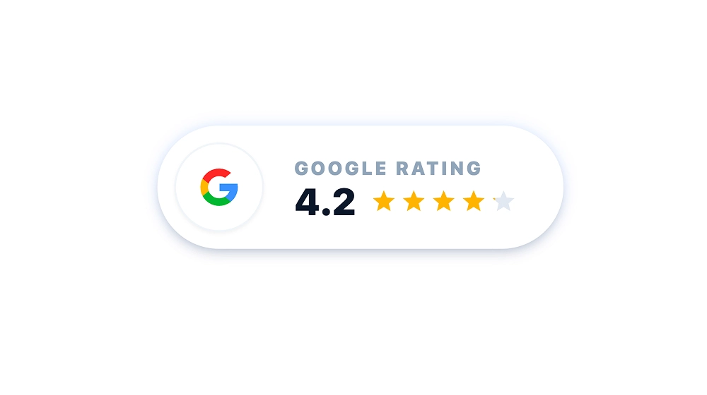 Small Google Reviews Badge