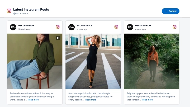 Latest Instagram Posts