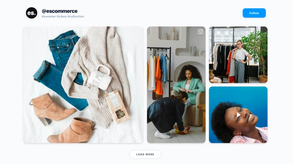 Free Instagram Collage Widget