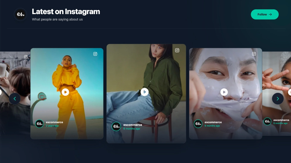 Free Instagram Slider
