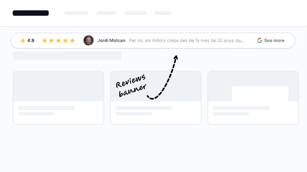 Reviews Banner