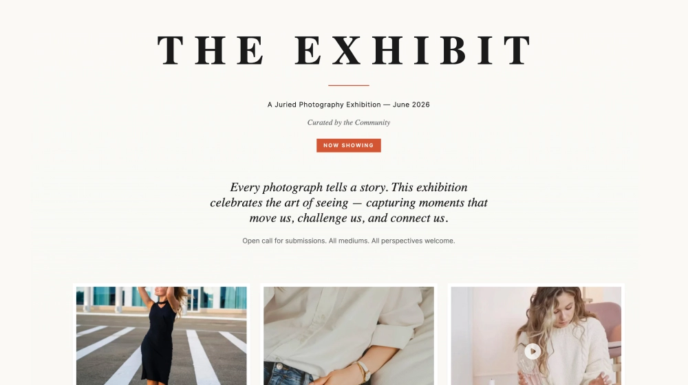 Social Media Photo Contest Landing Page