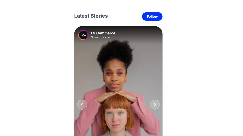 Instagram Single Story Slider