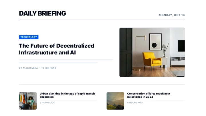 Social News Section