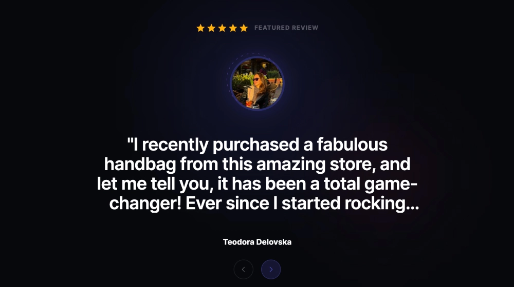 Modern Google Reviews Slider