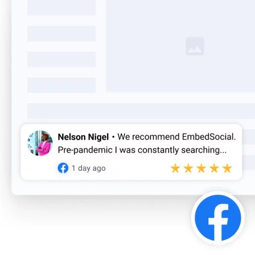 Latest Facebook Reviews Popup Widget