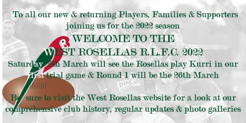 Photo post from Western Suburbs Rosellas.