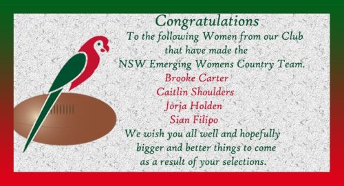 Photo post from Western Suburbs Rosellas.