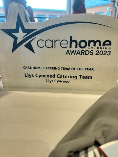 Carousel post from Llys Cyncoed Care Home.