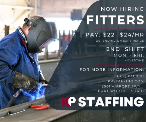 Photo post from KP Staffing Agency (Fort Worth Branch).
