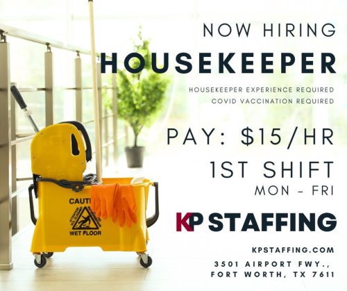 Photo post from KP Staffing Agency (Fort Worth Branch).