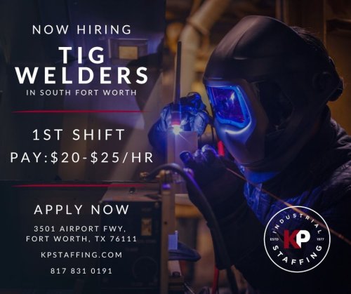 Photo post from KP Staffing Agency (Fort Worth Branch).