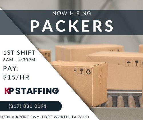 Photo post from KP Staffing Agency (Fort Worth Branch).