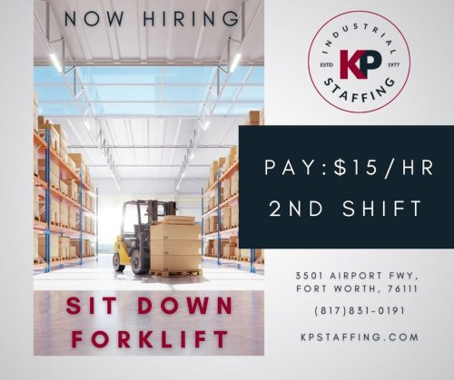 Photo post from KP Staffing Agency (Fort Worth Branch).