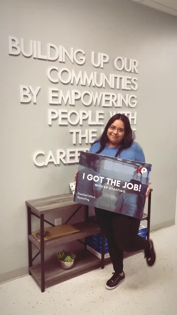 Video post from KP Staffing Agency (Fort Worth Branch).
