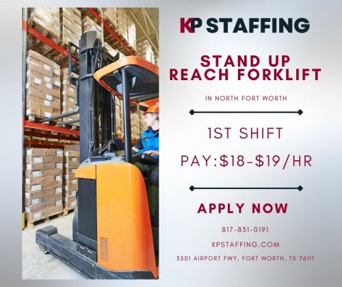 Photo post from KP Staffing Agency (Fort Worth Branch).