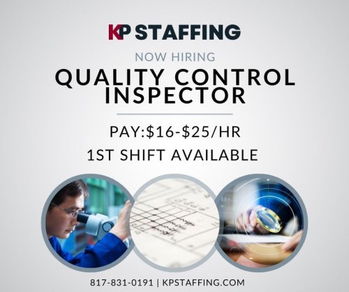 Photo post from KP Staffing Agency (Fort Worth Branch).