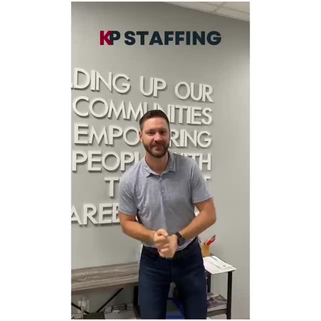 Video post from KP Staffing Agency (Fort Worth Branch).
