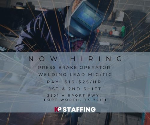 Photo post from KP Staffing Agency (Fort Worth Branch).