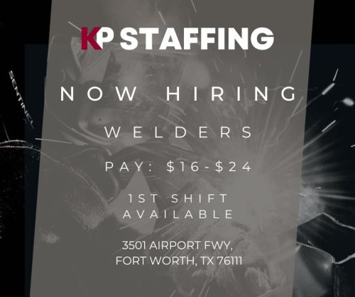 Photo post from KP Staffing Agency (Fort Worth Branch).