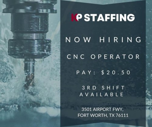 Photo post from KP Staffing Agency (Fort Worth Branch).