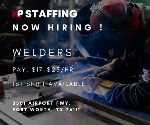 Photo post from KP Staffing Agency (Fort Worth Branch).