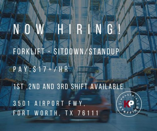 Photo post from KP Staffing Agency (Fort Worth Branch).