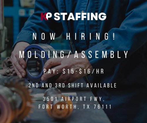 Photo post from KP Staffing Agency (Fort Worth Branch).
