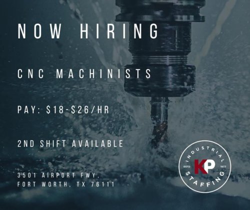 Photo post from KP Staffing Agency (Fort Worth Branch).