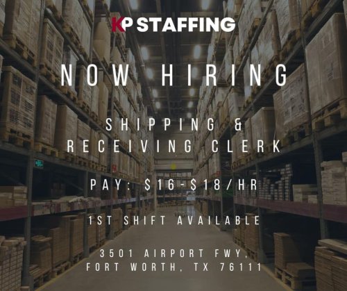Photo post from KP Staffing Agency (Fort Worth Branch).