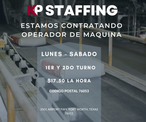 Photo post from KP Staffing Agency (Fort Worth Branch).